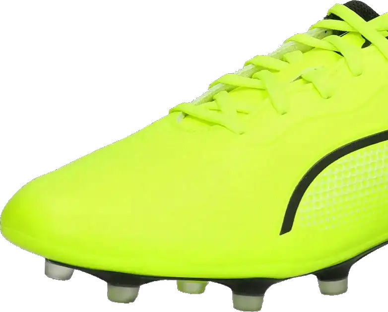 Pánské kopačky lisovky Puma King Match FG/AG limetka