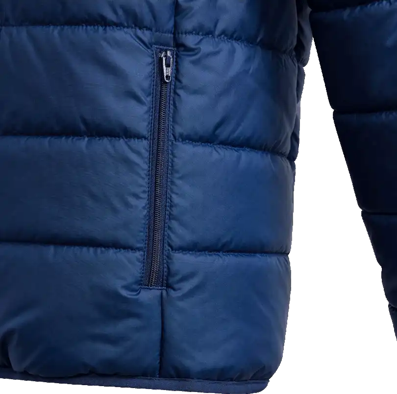 Dětská zimní bunda s kapucí Adidas Tiro 24 Winter modrá