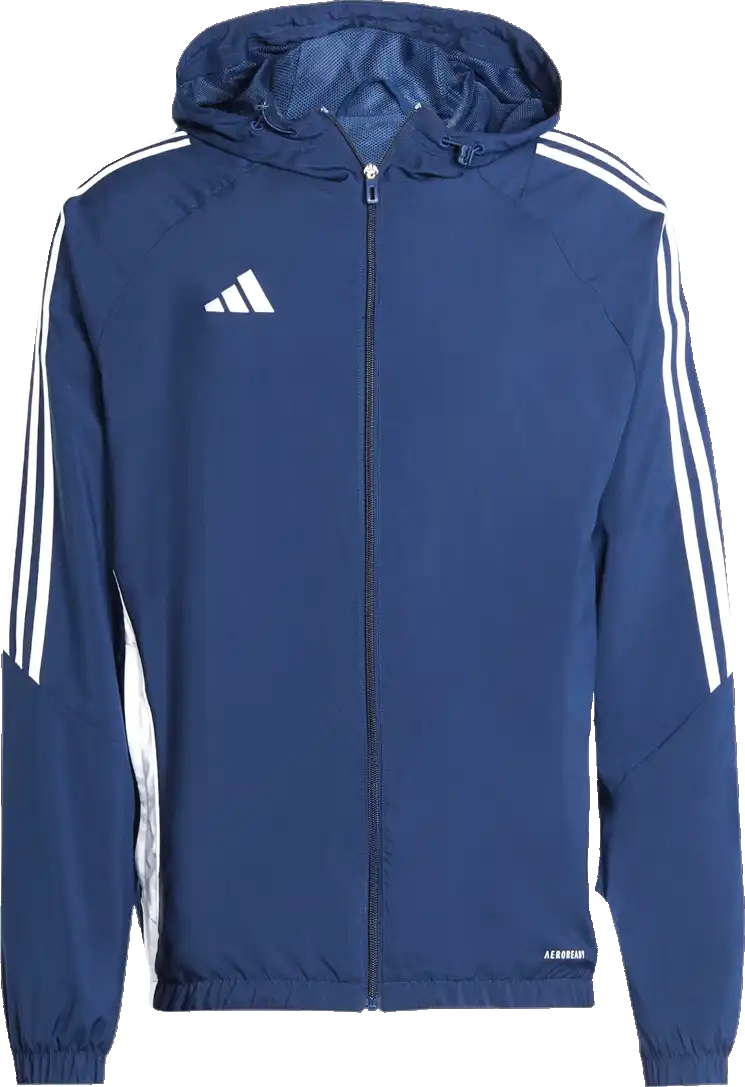 Pánská bunda větrovka Adidas Tiro 24 Windbreaker tmavě modrá