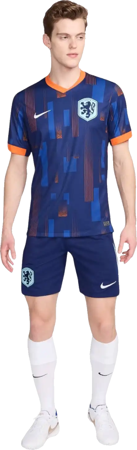 Pánské venkovní fotbalové šortky Nike Nizozemí 2024 modré