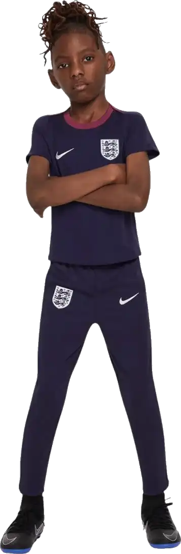 Dětské pleteninové kalhoty Nike Anglie 2024 Academy Pro modré
