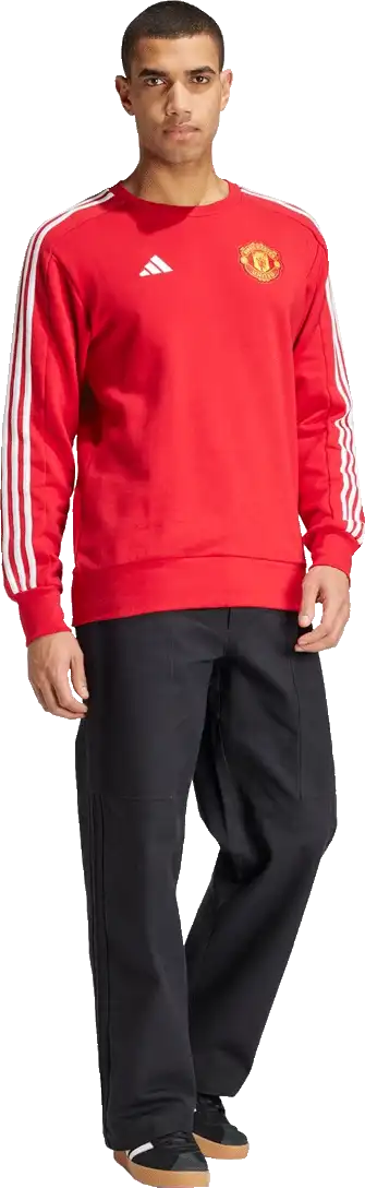 Pánská mikina Adidas Manchester United 24/25 DNA červená