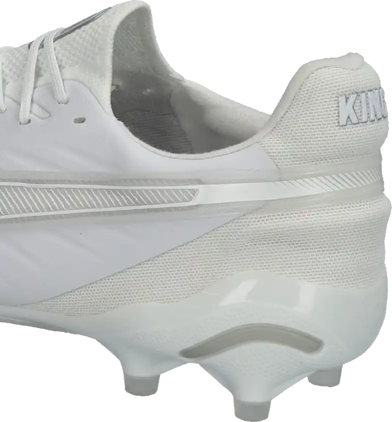 Pánské kopačky lisovky Puma King Ultimate FG/AG zcela bílé