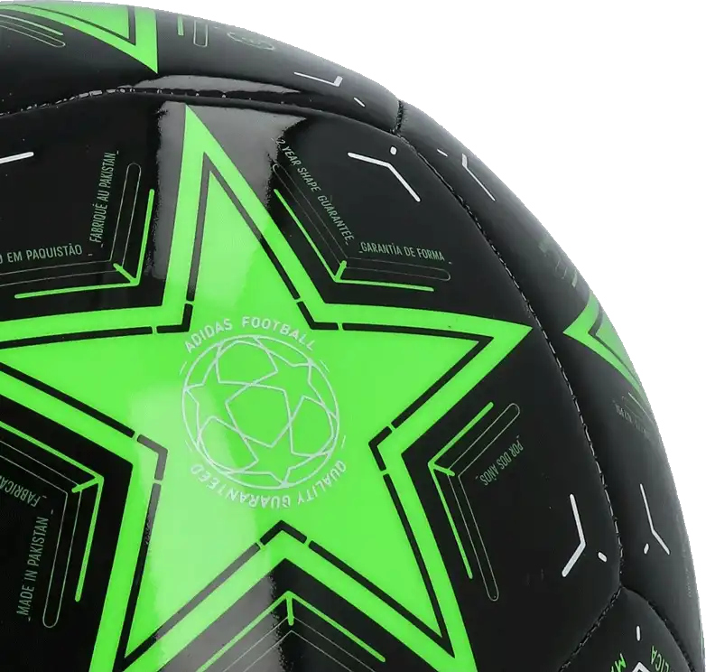 Fotbalový míč Adidas UCL Club 24/25 velikost 3 zeleno-černý
