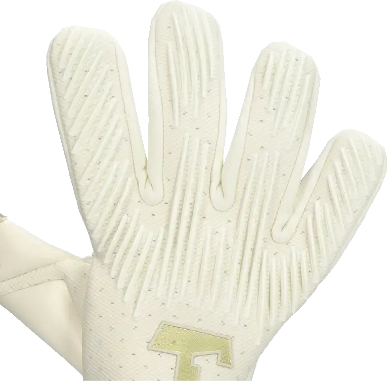 Pánské brankářské rukavice T1TAN Rebel 2.0 White-Out bílé