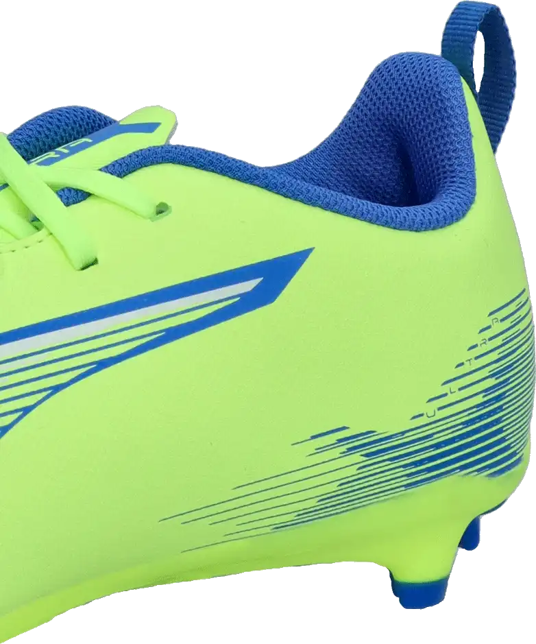 Dětské kopačky lisovky Puma Ultra 5 Play FG/AG limetka