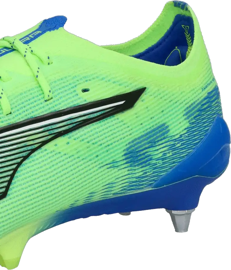 Pánské kopačky kolíky Puma Ultra 5 Ultimate MxSG limetka