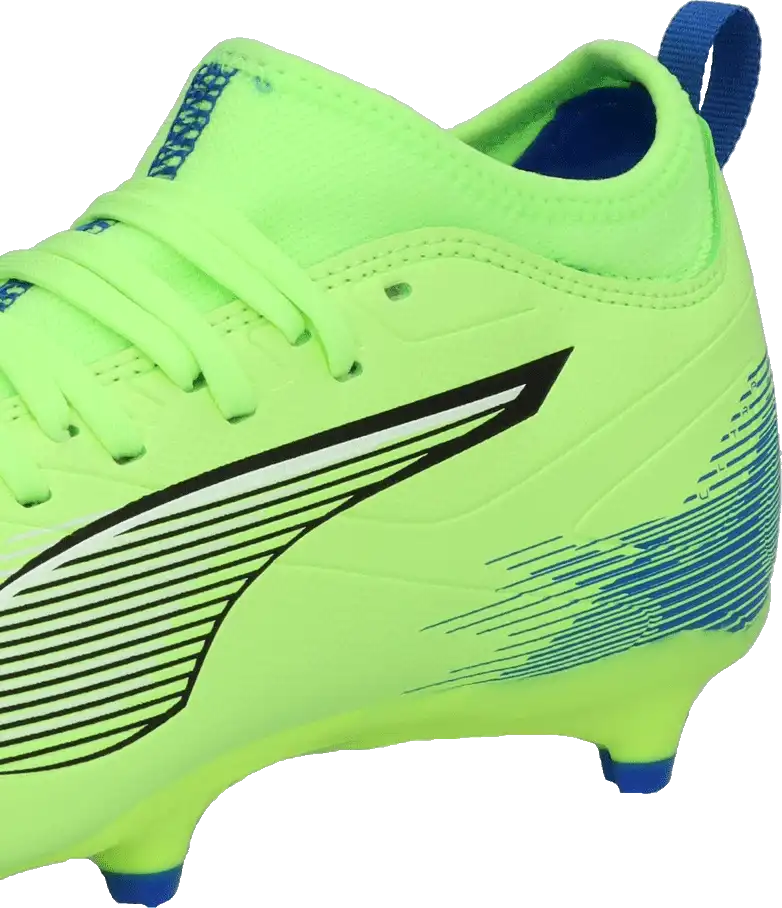Dětské kopačky lisovky Puma Ultra 5 Match FG/AG limetka