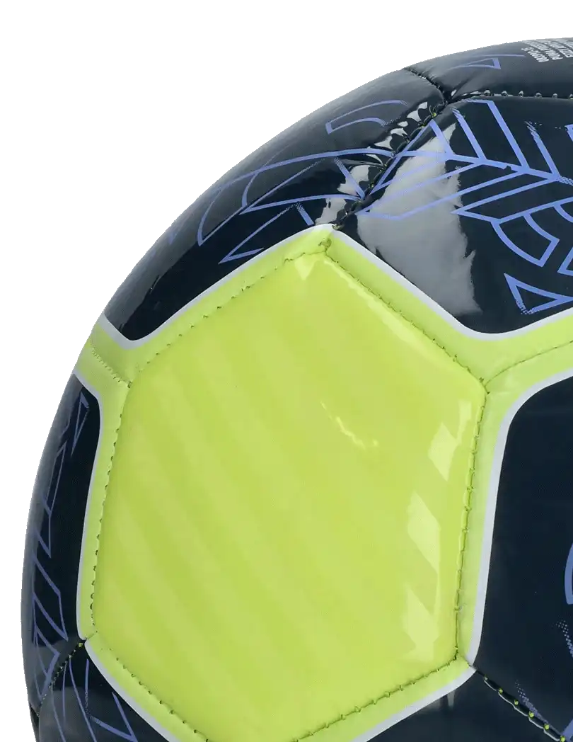 Fotbalový míč Puma Prestige velikost 3 limetkově-modrý