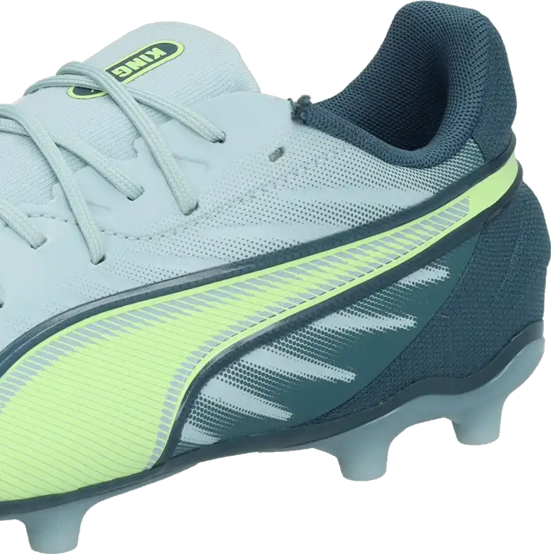 Dětské kopačky lisovky Puma King Match FG/AG blankytné