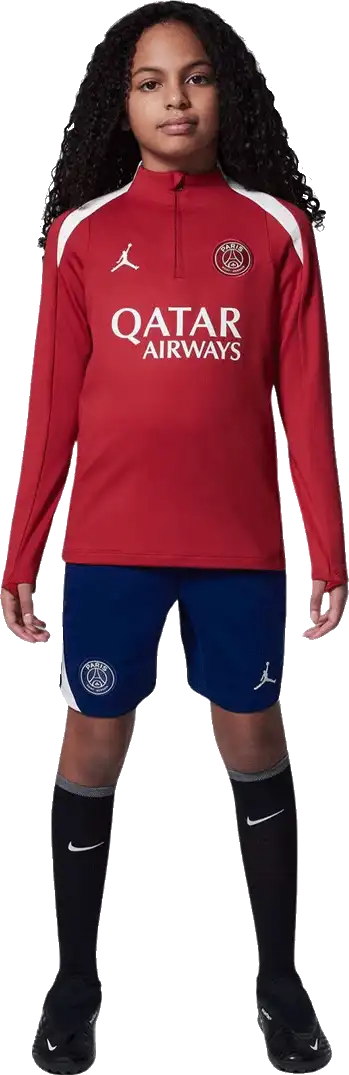 Dětská tréninková mikina Nike PSG 24/25 Strike červená