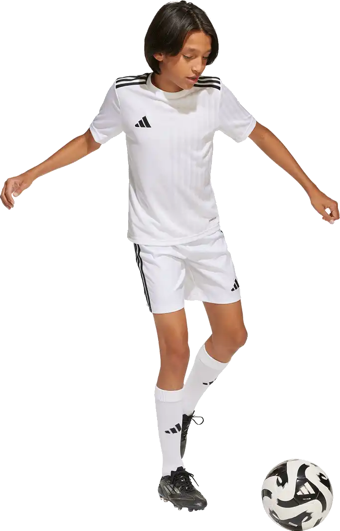 Dětský fotbalový dres Adidas Campeon 25 bílý