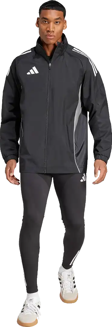 Pánská bunda s podšívkou Adidas Tiro 25 Competiton Allweather černá