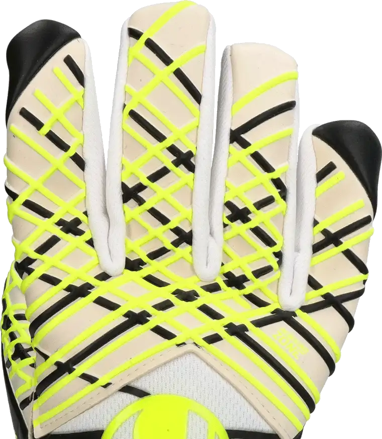 Dětské brankářské rukavice Uhlsport Absolutgrip HN Pro bílo-žluté