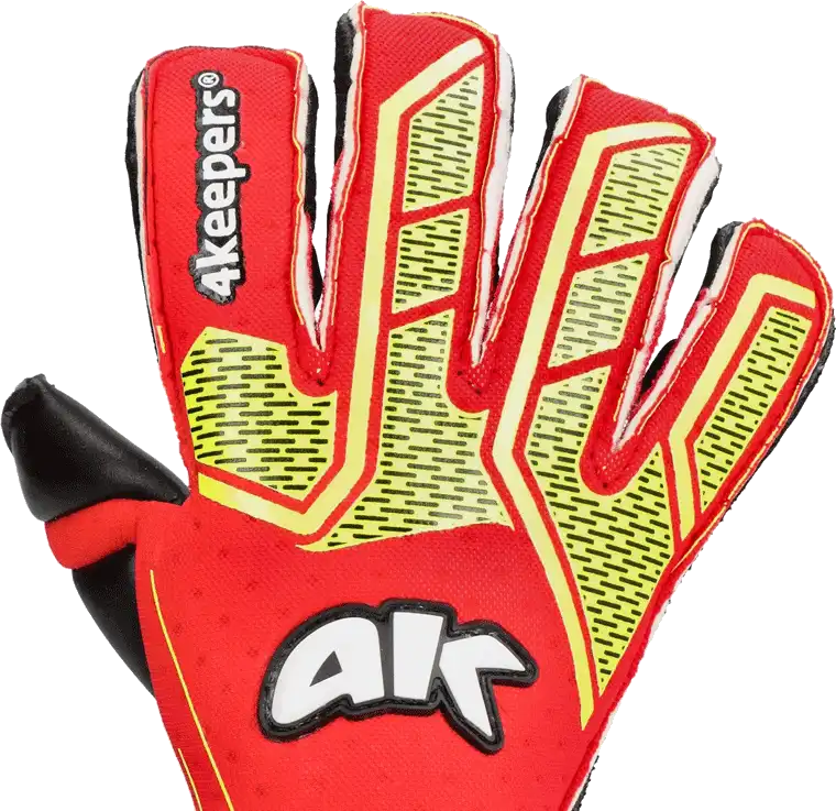 Dětské brankářské rukavice 4keepers Neo Lava RF2G červené