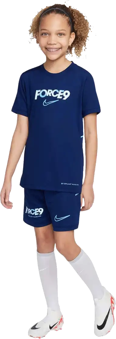 Dětské fotbalové tričko Nike Erling Haaland modré