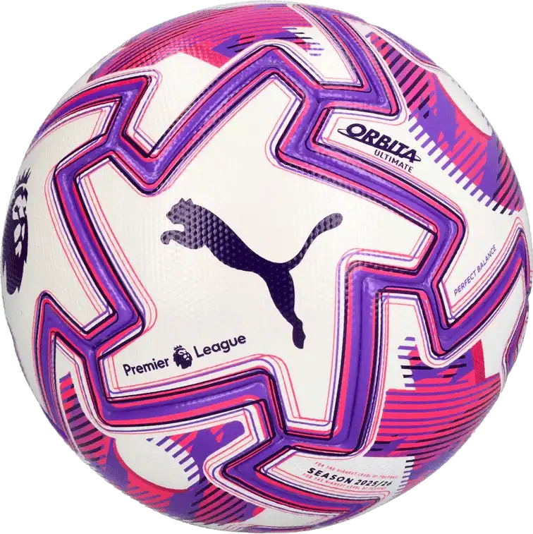 Fotbalový míč Puma Orbita Ultimate Premier League 25/26 velikost 5 bílý
