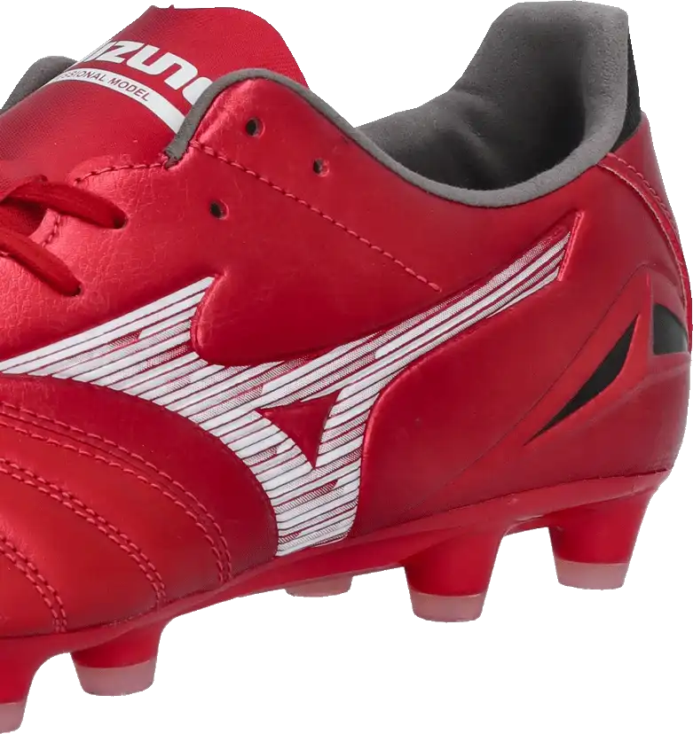 Pánské kopačky lisovky Mizuno Morelia IV 40th Pro FG červené