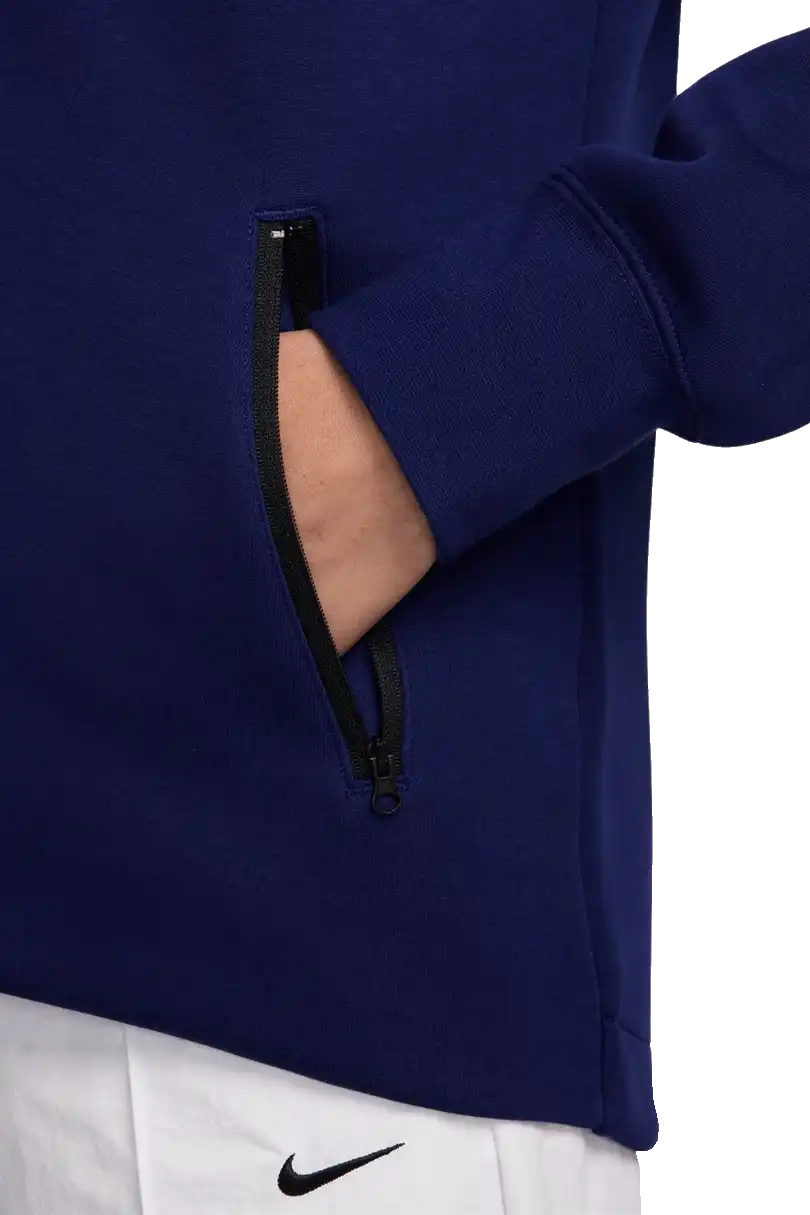 Dámská flísová mikina Nike Francie 25/26 Tech Fleece Windrunner modrá