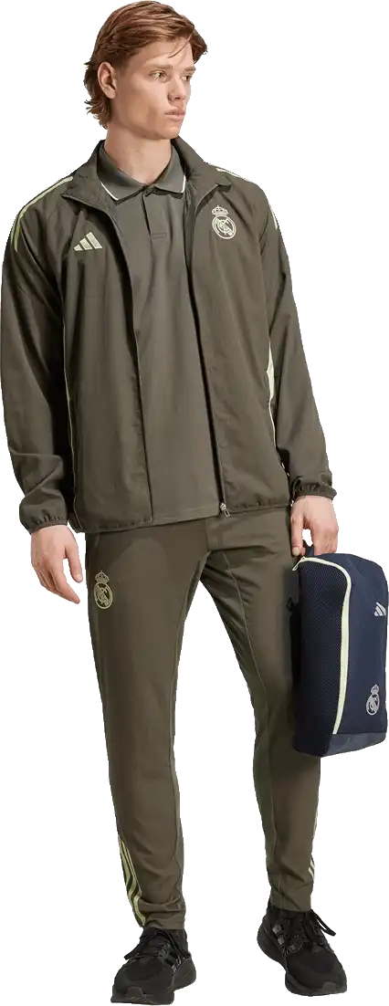 Pánská polokošile Adidas Real Madrid 25/26 Polo tmavě zelená