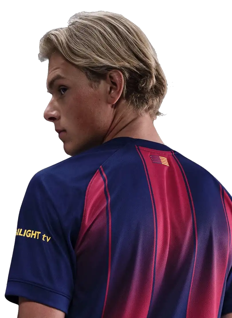 Pánský domácí fotbalový dres Nike FC Barcelona 25/26 modro-červený