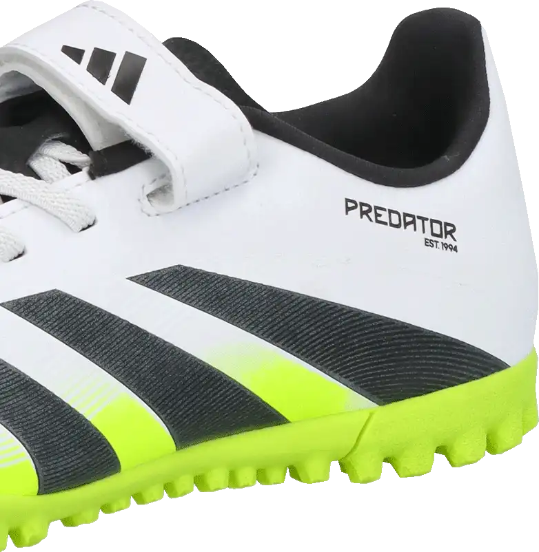 Dětské kopačky turfy Adidas Predator Club Hook-and-Loop TF bílé