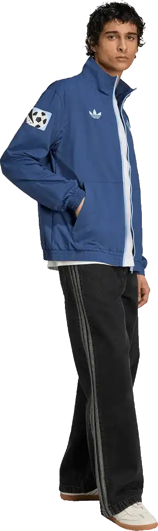 Pánská bunda Adidas Nashville SC 25/26 Anthem Full-Zip modrá
