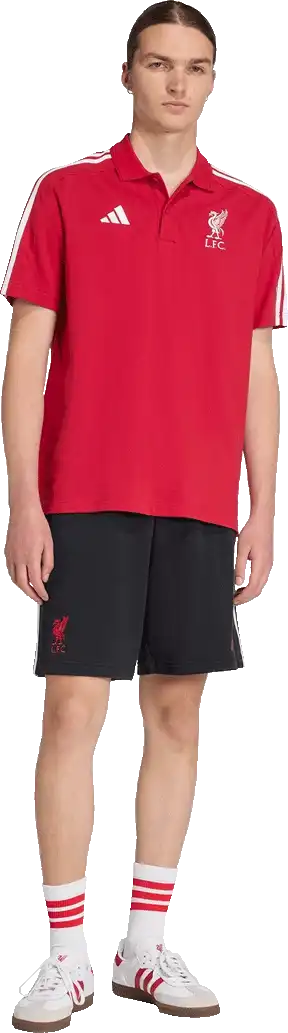 Pánská polokošile Adidas Liverpool FC 25/26 DNA Polo červená
