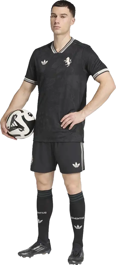Pánský třetí zápasový fotbalový dres Adidas Juventus FC 25/26 černý
