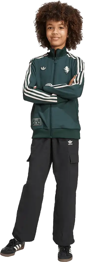 Dětský sportovní top Adidas Juventus FC 25/26 Terrace Icons Full-Zip zelený