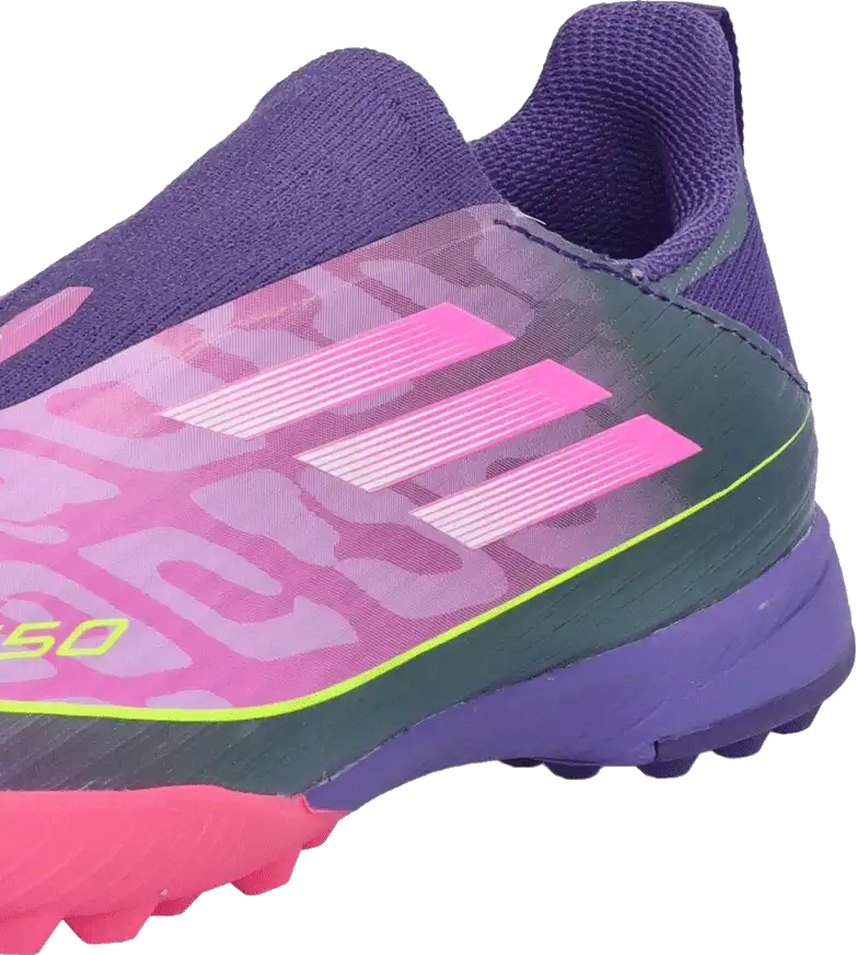Dětské kopačky turfy Adidas F50 League Lamine Yamal LL TF fialové