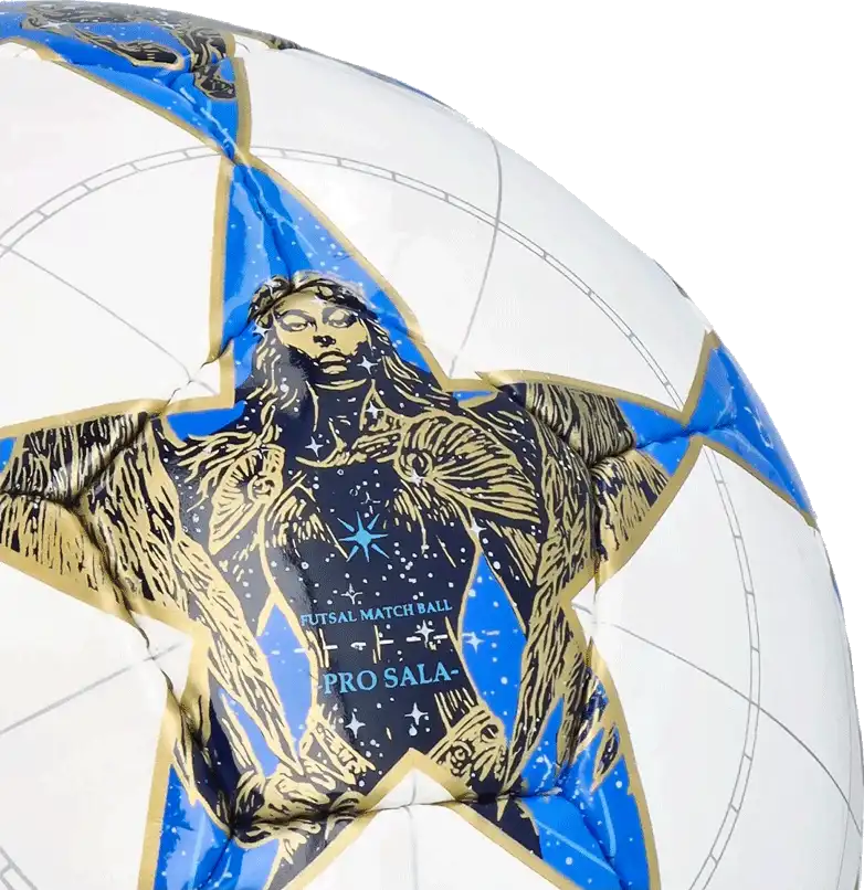 Futsalový míč Adidas UCL Pro 25/26 Sala velikost 4 bílo-modrý