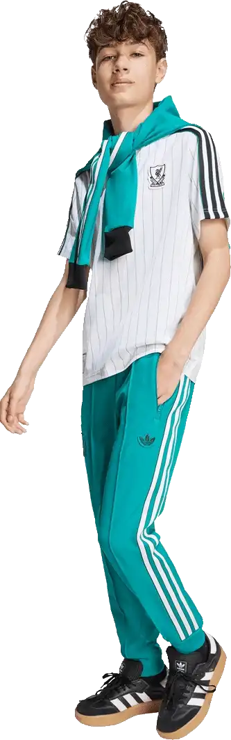 Dětské sportovní kalhoty Adidas Liverpool FC 25/26 Terrace Icons máta