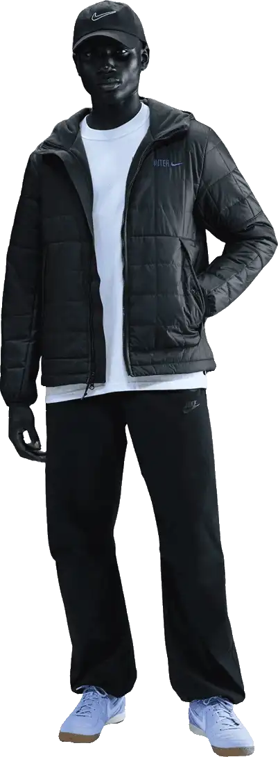 Pánská bunda s kapucí Nike Inter Milan 25/26 Filled černá