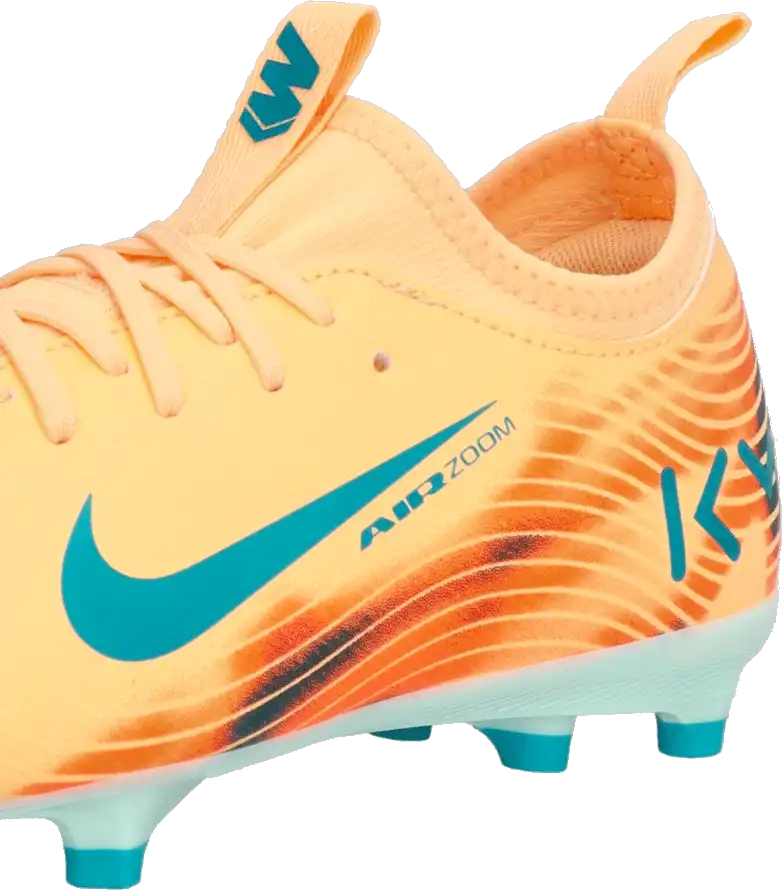 Dětské lisovky Nike Zoom Mercurial Vapor 16 Academy Kylian Mbappé FG/MG oranžové2