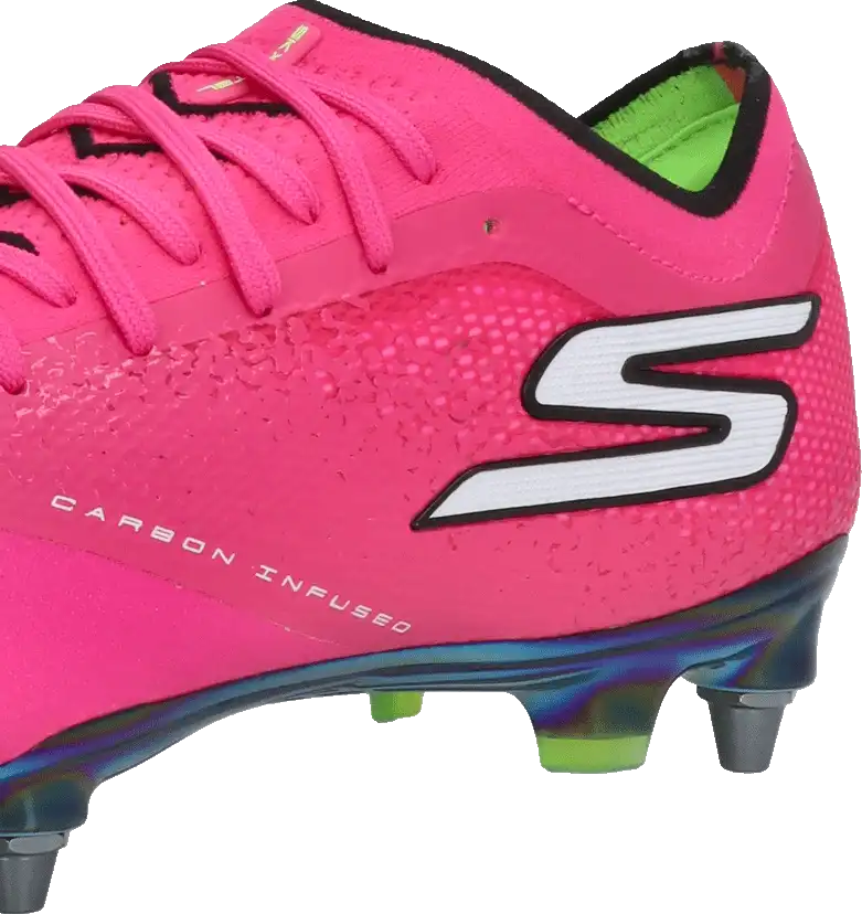 Pánské kopačky kolíky Skechers Razor 1.5 Elite SG růžové