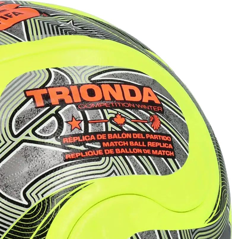Fotbalový míč Adidas Trionda World Cup 2026 Competition Winter velikost 5 žlutý