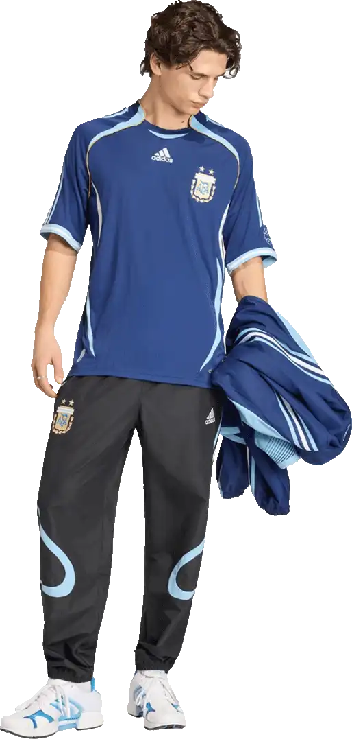 Pánský venkovní fotbalový dres Adidas Argentina 2026 modrý