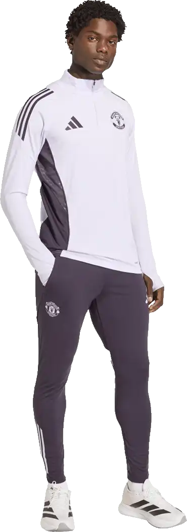 Pánské tréninkové kalhoty Adidas Manchester United 25/26 Competition fialové