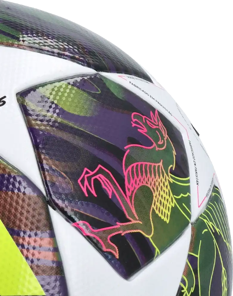 Fotbalový míč Adidas UCL League 25/26 Final velikost 4 fialový