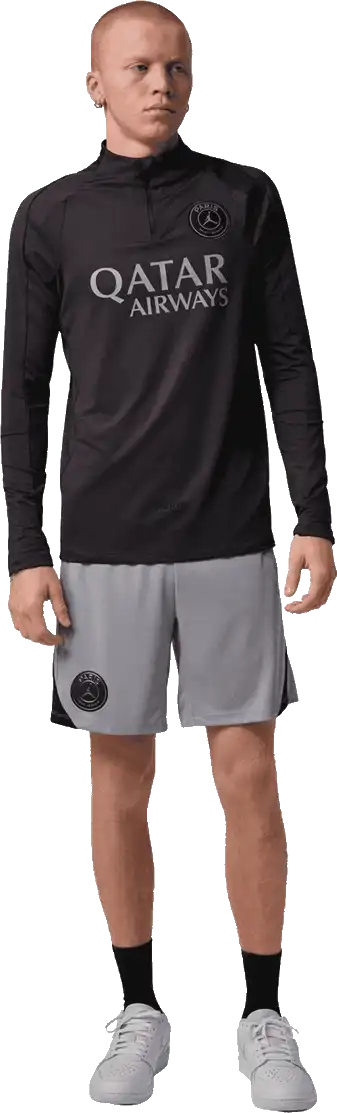 Dětské fotbalové šortky Nike PSG 25/26 Strike Night Edition šedé