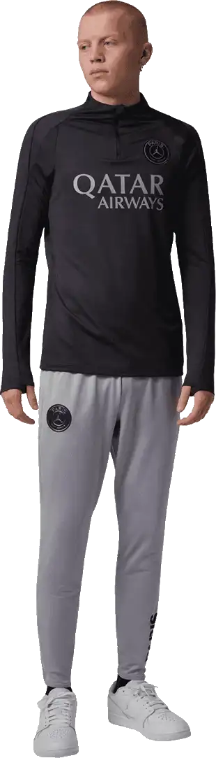 Pánské pleteninové kalhoty Nike PSG x Jordan 25/26 Strike šedé