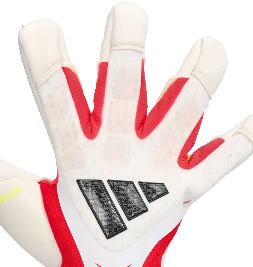 Pánské brankářské rukavice Adidas Predator Pro Hybrid bílo-červené