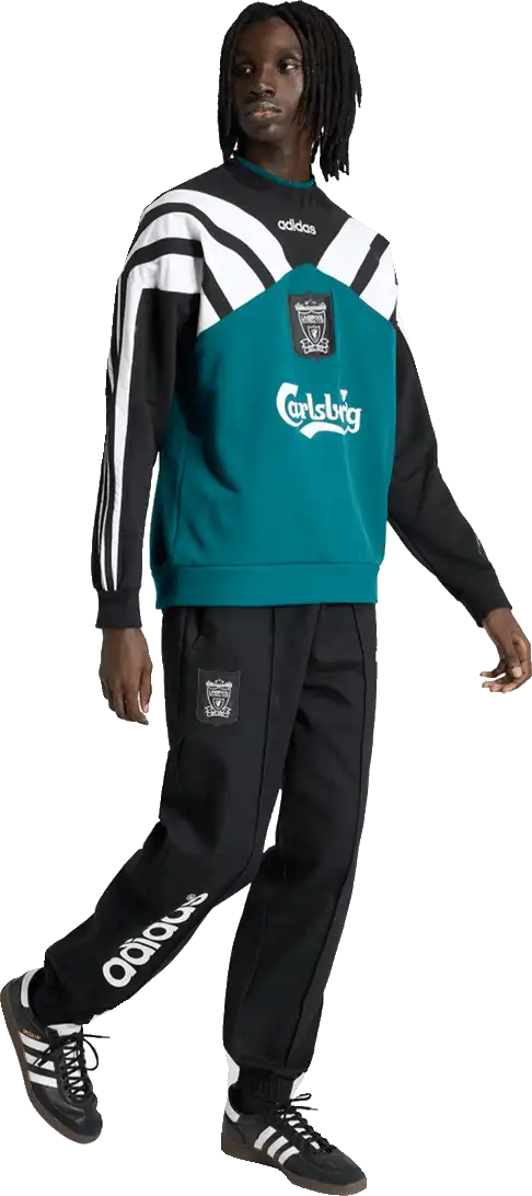 Pánská retro mikina Adidas Liverpool FC 95/96 Crew Sweat vícebarevná