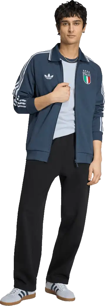 Pánská venkovní bunda Adidas Originals Itálie 2026 Anthem modrá
