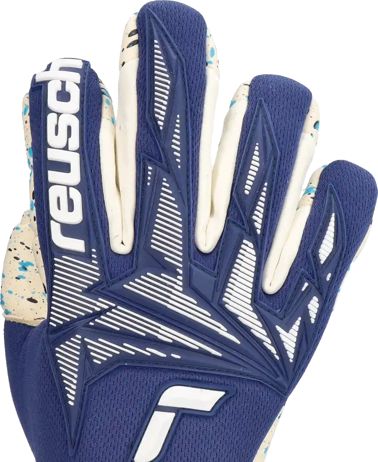 Pánské brankářské rukavice Reusch Attrakt Freegel Fusion Ortho-Tec modré