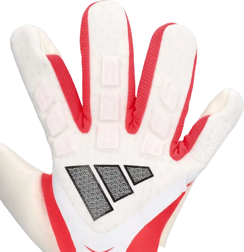 Dětské brankářské rukavice Adidas Predator Pro bílo-červené