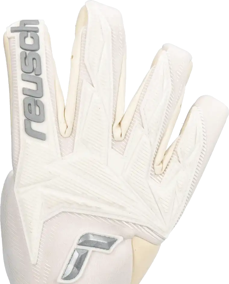 Pánské brankářské rukavice Reusch Attrakt Gold X Strapless bílé