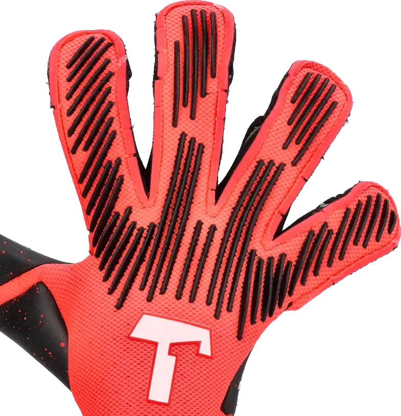 Pánské brankářské rukavice T1TAN Rebel 2.0 Solar Red červené