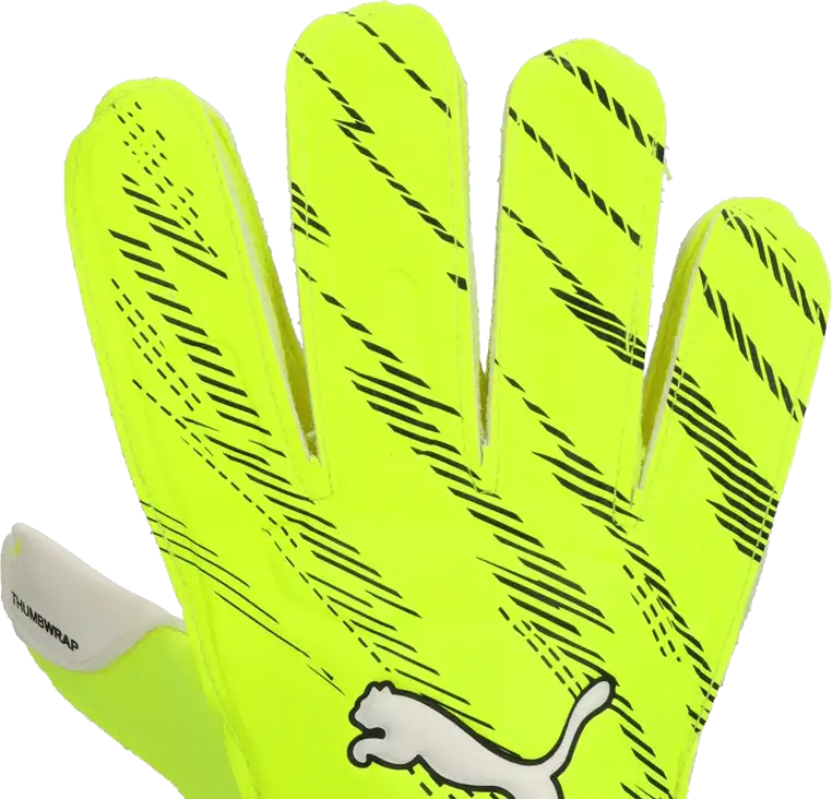 Pánské brankářské rukavice Puma Ultra Play RC limetka2